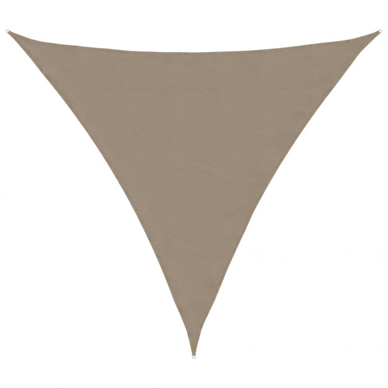 Żagiel przeciwsłoneczny Taupe 2x2x2 m 100% poliester Oxford