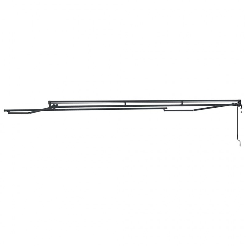 Rama markizy Z regulacją Antracyt 5 x 3 m Stal