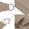 Żagiel przeciwsłoneczny Taupe 2x2x2 m 100% poliester Oxford