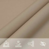 Żagiel przeciwsłoneczny Taupe 2x2x2 m 100% poliester Oxford