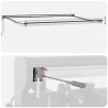 Rama markizy Z regulacją Antracyt 5 x 3 m Stal