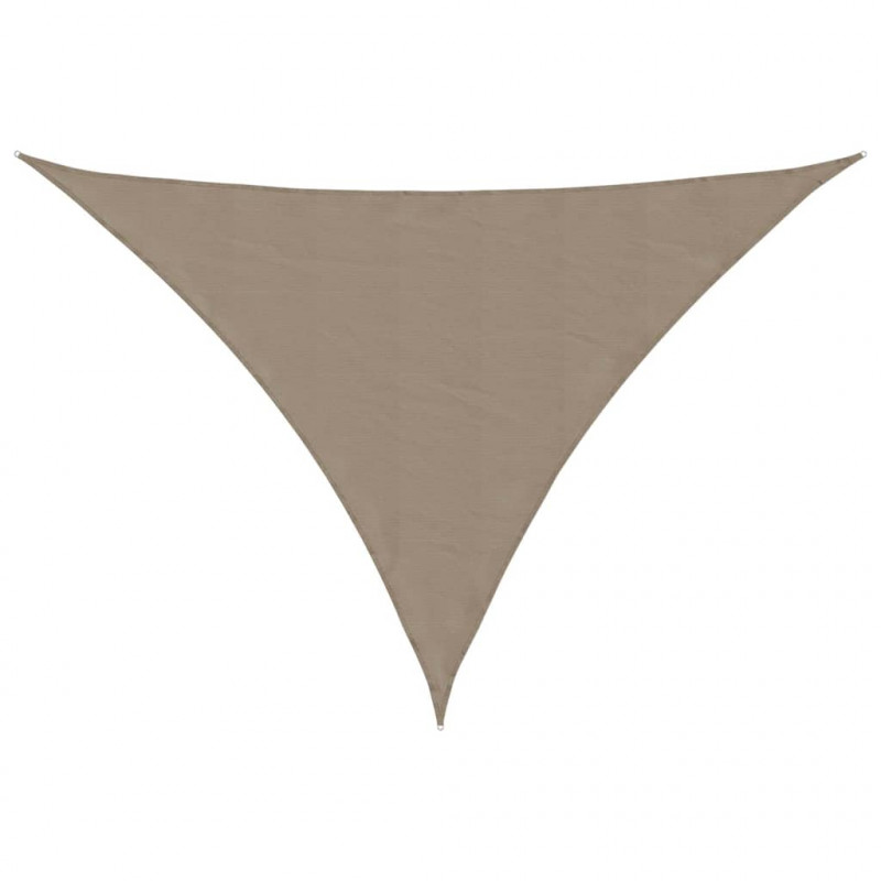 Żagiel przeciwsłoneczny Taupe 7x5x5 m 100% poliester Oxford