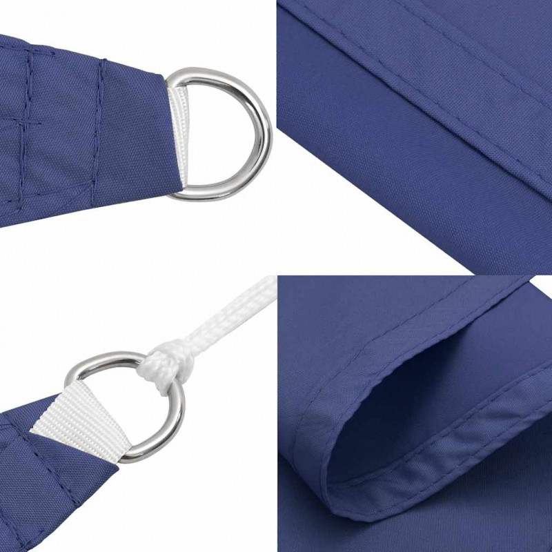 Żagiel przeciwsłoneczny niebieski 2x2x2 m 100% poliester Oxford