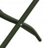 Składane krzesło ogrodowe 2 pcs Zielony 42 x 52 x 82cm