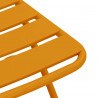 Składane krzesło ogrodowe 2 pcs Musztardowy 42 x 52 x 82cm