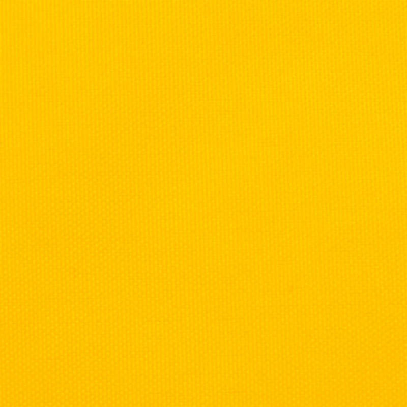 Żagiel przeciwsłoneczny żółty 7x5x5 m 100% poliester Oxford