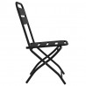 Składane krzesło ogrodowe 2 pcs Antracyt 42 x 52 x 82cm