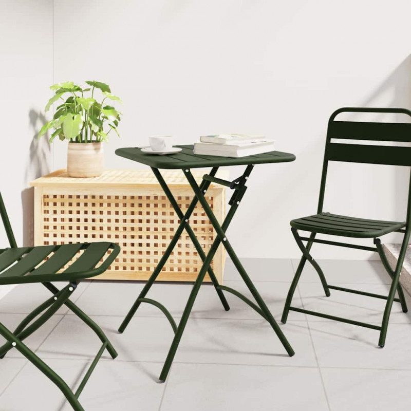 Stolik bistro Ciemna zieleń 55 x 55 x 72,5 cm