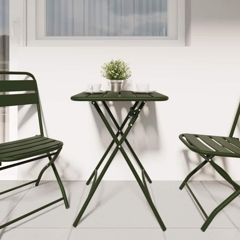 Stolik bistro Ciemna zieleń 55 x 55 x 72,5 cm