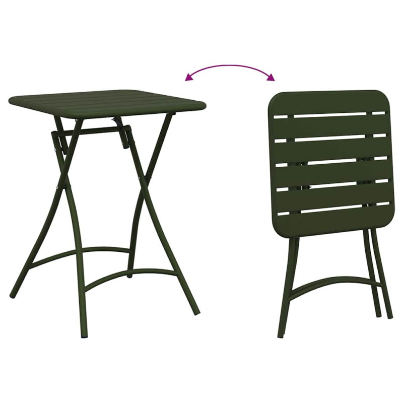 Stolik bistro Ciemna zieleń 55 x 55 x 72,5 cm