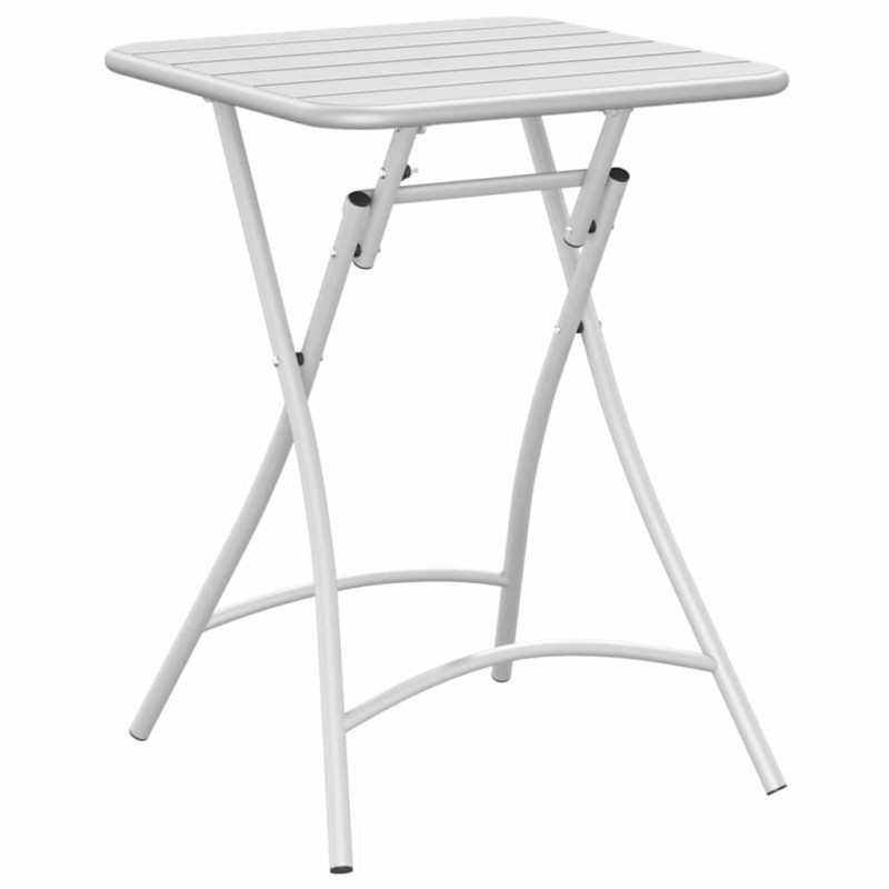 Stolik bistro Biały 55 x 55 x 72,5 cm Stal malowana proszkowo