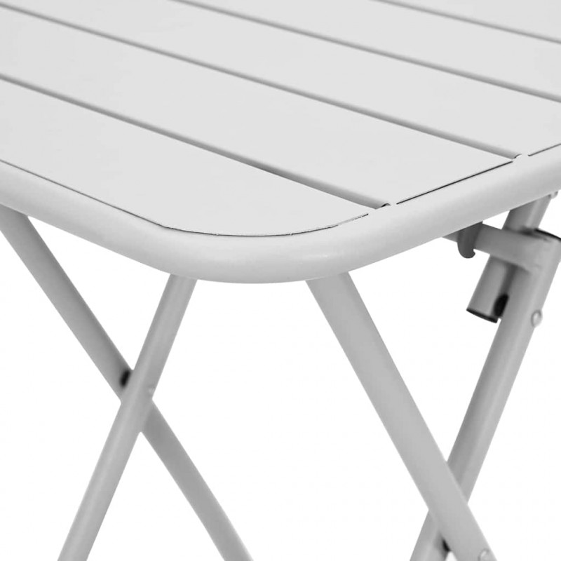 Stolik bistro Biały 55 x 55 x 72,5 cm Stal malowana proszkowo