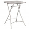 Stolik bistro Beżowy 55 x 55 x 72,5 cm Stal malowana proszkowo