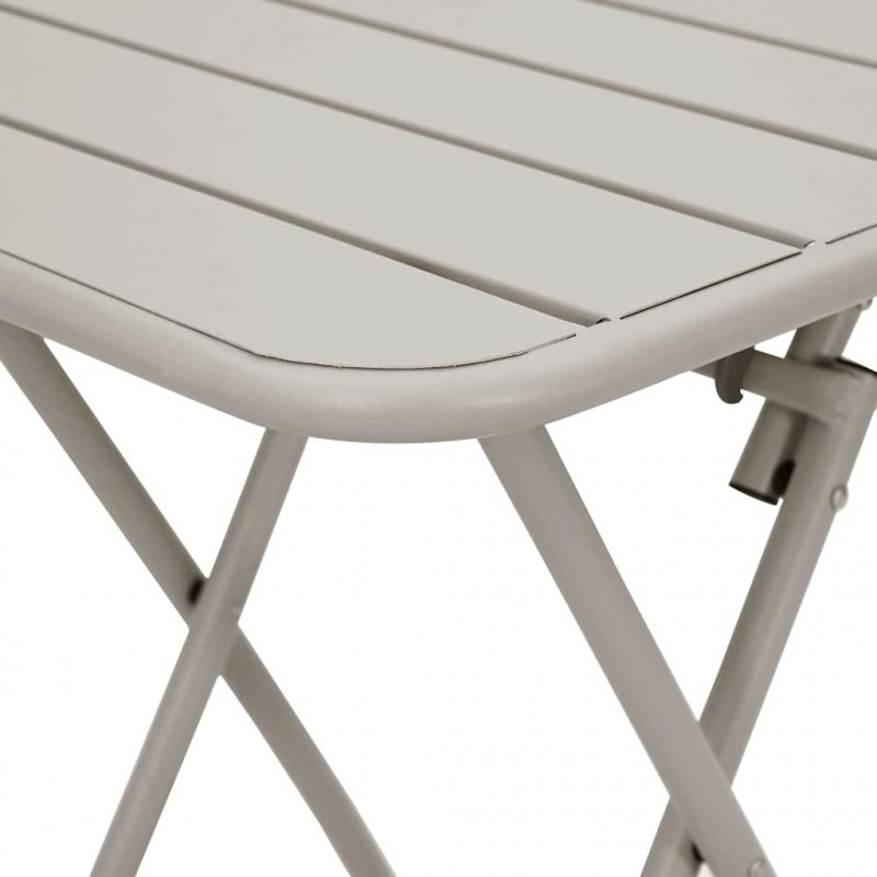 Stolik bistro Beżowy 55 x 55 x 72,5 cm Stal malowana proszkowo