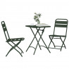 Zestaw bistro 3 pcs Zielony Stal
