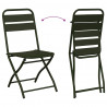 Zestaw bistro 3 pcs Zielony Stal