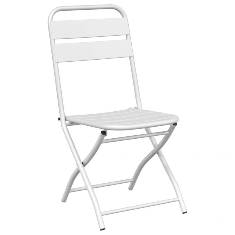 Zestaw bistro 3 pcs Biały Stal