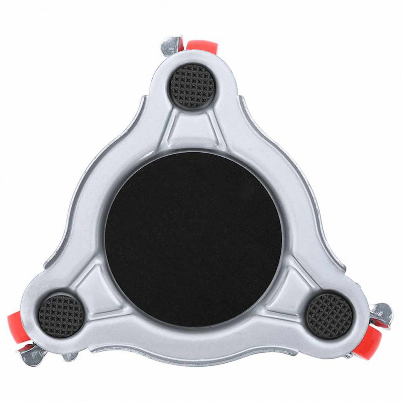 Rolki meblowe 4 szt. z podnośnikiem 14,5x13,5x4 cm Stal 400 kg