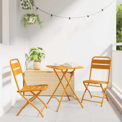 Zestaw bistro 3 pcs Musztardowy Stal