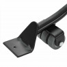 Rolki meblowe 4 szt. z podnośnikiem 14,5x13,5x4 cm Stal 400 kg