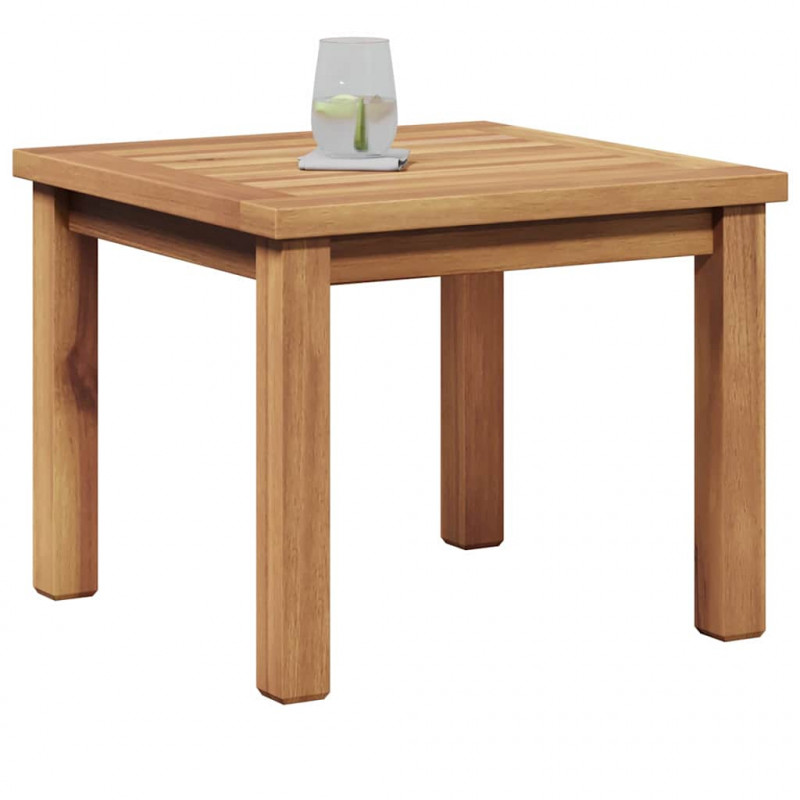 Stolik kawowy Brązowy 45 x 45 x 36 cm Lite drewno teakowe