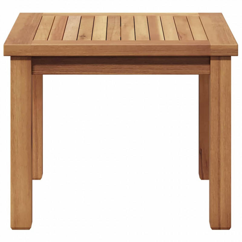 Stolik kawowy Brązowy 45 x 45 x 36 cm Lite drewno teakowe