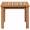 Stolik kawowy Brązowy 45 x 45 x 36 cm Lite drewno teakowe