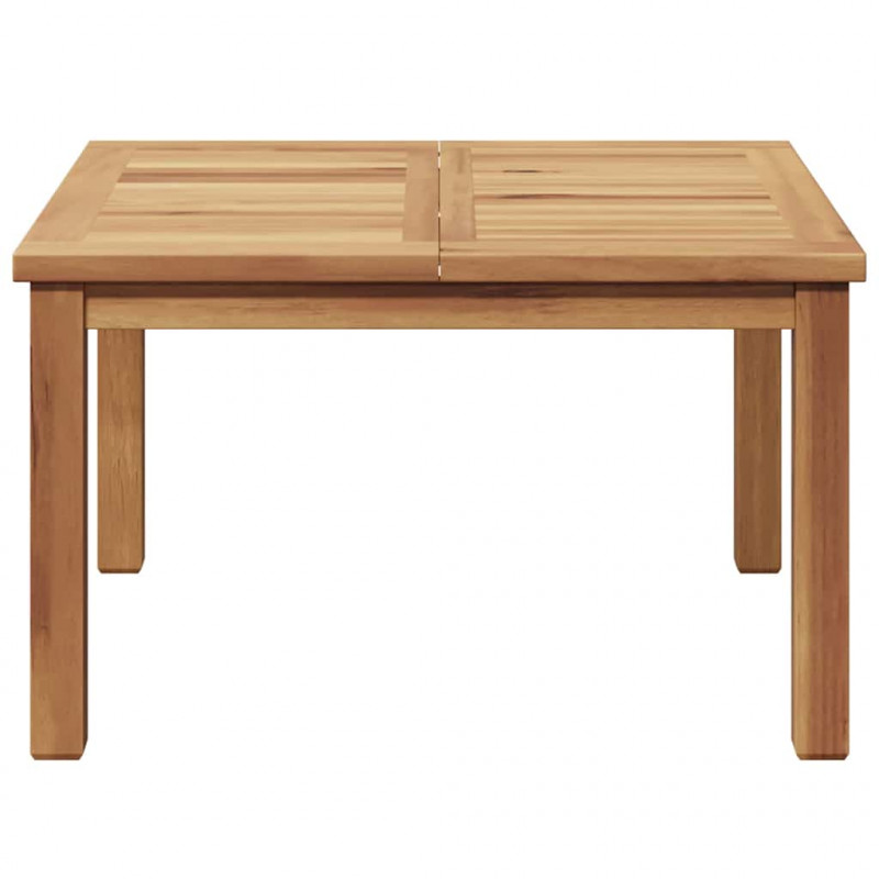 Stolik kawowy Brązowy 60 x 60 x 36 cm Lite drewno teakowe