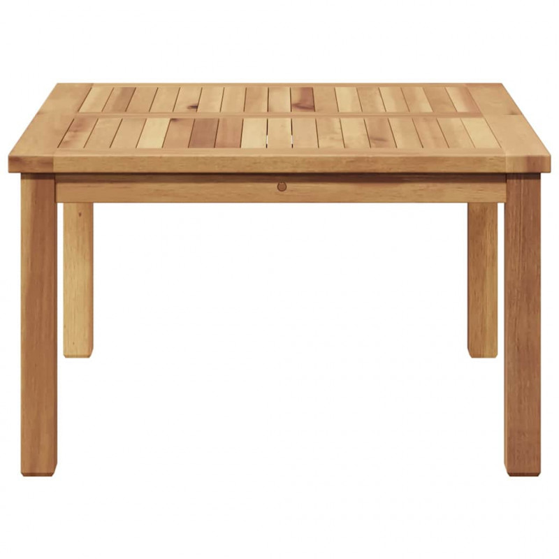Stolik kawowy Brązowy 60 x 60 x 36 cm Lite drewno teakowe