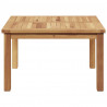 Stolik kawowy Brązowy 60 x 60 x 36 cm Lite drewno teakowe
