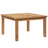 Stolik kawowy Brązowy 60 x 60 x 36 cm Lite drewno teakowe