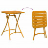 Zestaw bistro 3 pcs Musztardowy Stal