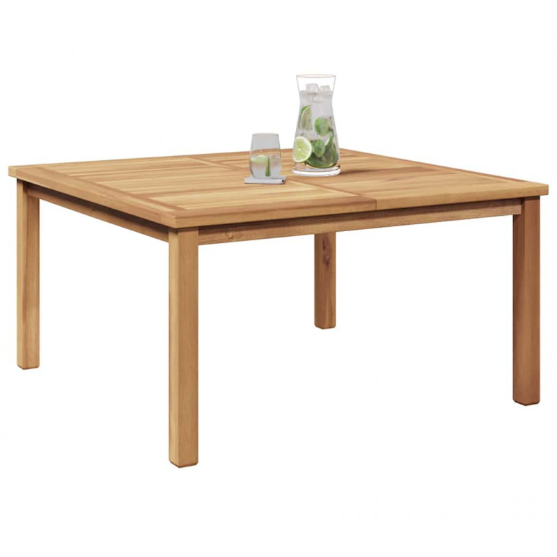 Stolik kawowy Brązowy 85 x 85 x 45 cm Lite drewno teakowe