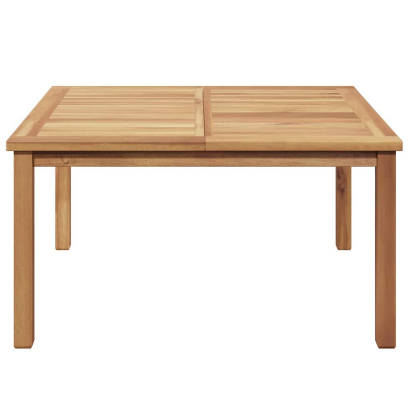 Stolik kawowy Brązowy 85 x 85 x 45 cm Lite drewno teakowe
