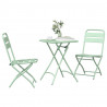 Zestaw bistro 3 pcs Zielony Stal