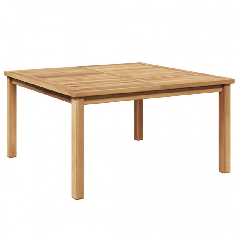 Stolik kawowy Brązowy 85 x 85 x 45 cm Lite drewno teakowe