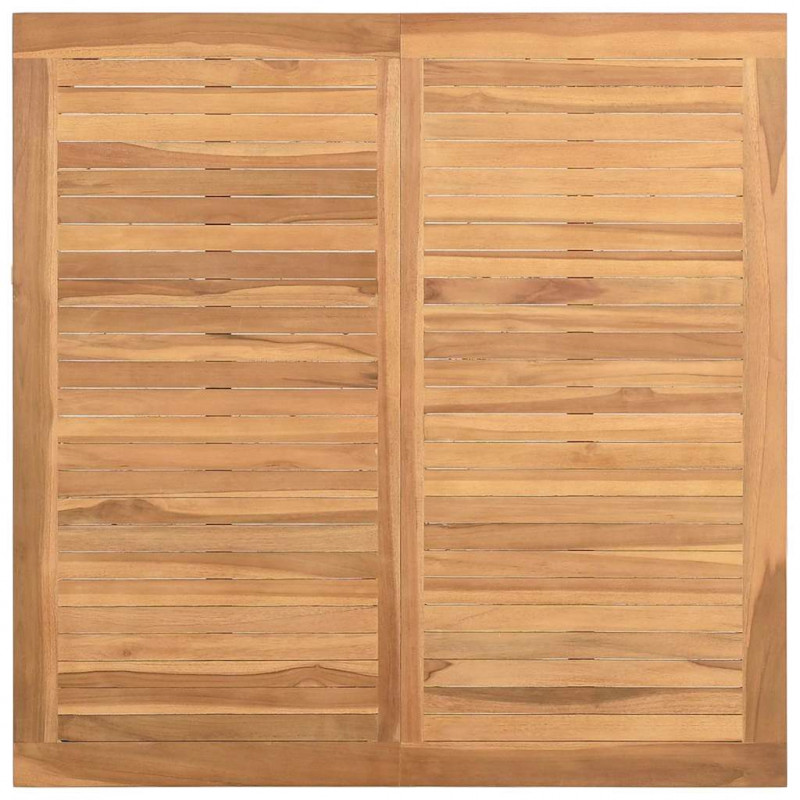 Stolik kawowy Brązowy 85 x 85 x 45 cm Lite drewno teakowe