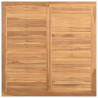 Stolik kawowy Brązowy 85 x 85 x 45 cm Lite drewno teakowe