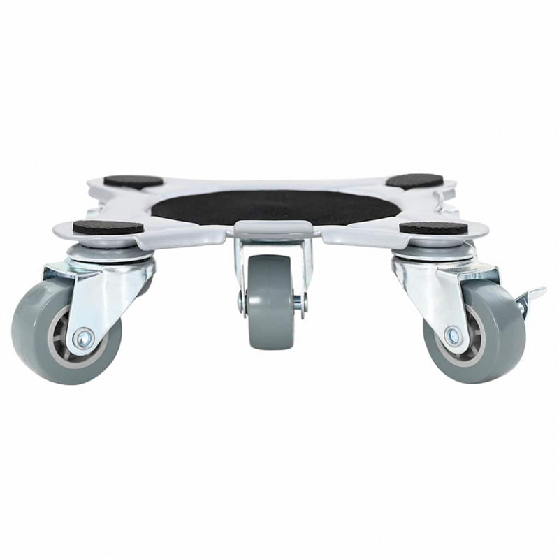 Rolki meblowe 4 szt. z podnośnikiem 15,5x15,5x5,5 cm Stal 1000 kg