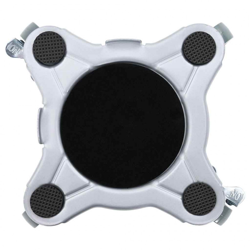 Rolki meblowe 4 szt. z podnośnikiem 15,5x15,5x5,5 cm Stal 1000 kg