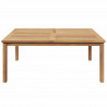 Stolik kawowy Brązowy 110 x 110 x 45 cm Lite drewno teakowe