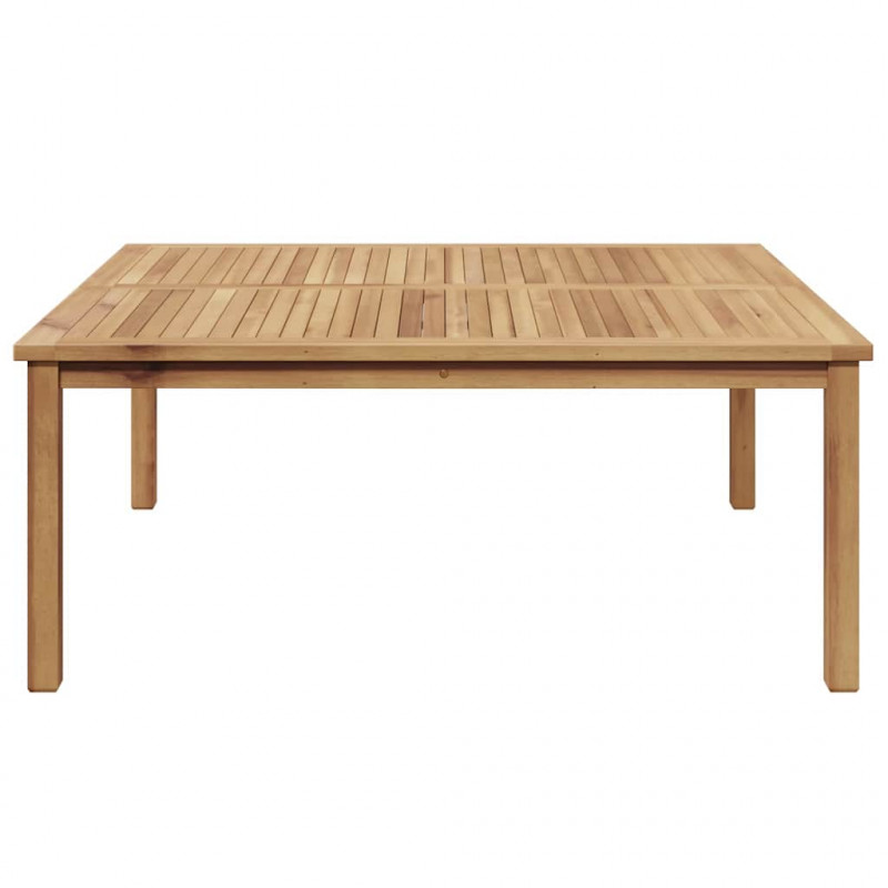 Stolik kawowy Brązowy 110 x 110 x 45 cm Lite drewno teakowe