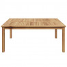 Stolik kawowy Brązowy 110 x 110 x 45 cm Lite drewno teakowe