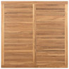 Stolik kawowy Brązowy 110 x 110 x 45 cm Lite drewno teakowe