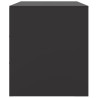 Szafki pod telewizor, 2 szt., czarne, 67x39x44 cm, stalowe