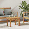 Stolik kawowy Brązowy 50 x 35 x 36 cm Lite drewno teakowe