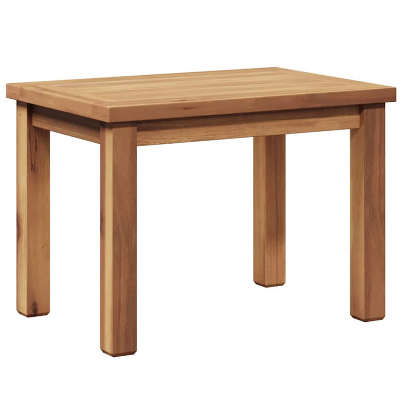 Stolik kawowy Brązowy 50 x 35 x 36 cm Lite drewno teakowe