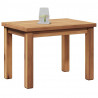 Stolik kawowy Brązowy 50 x 35 x 36 cm Lite drewno teakowe