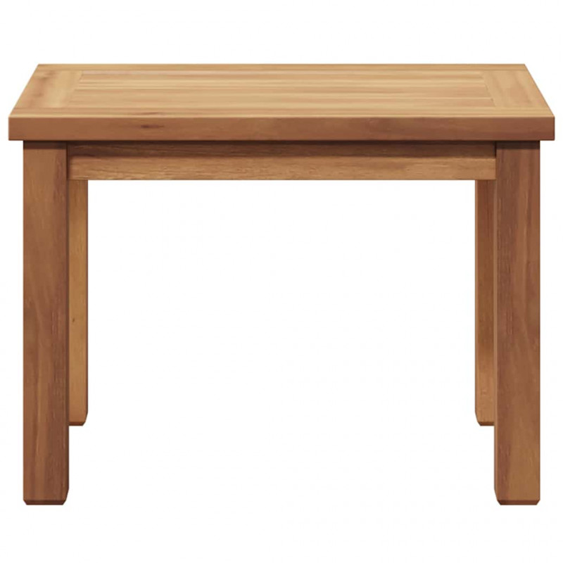 Stolik kawowy Brązowy 50 x 35 x 36 cm Lite drewno teakowe