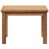 Stolik kawowy Brązowy 50 x 35 x 36 cm Lite drewno teakowe